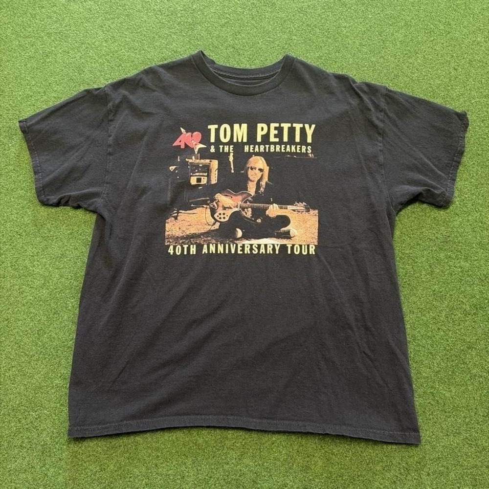 Tom Petty & The Heartbreakers band tee 40th anniversary Tom Petty T shirt